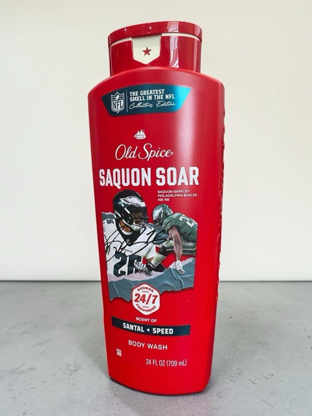 NEW Old Spice Saquon Soar  Body Wash Limited Edition NFL Philadelphia Eagles